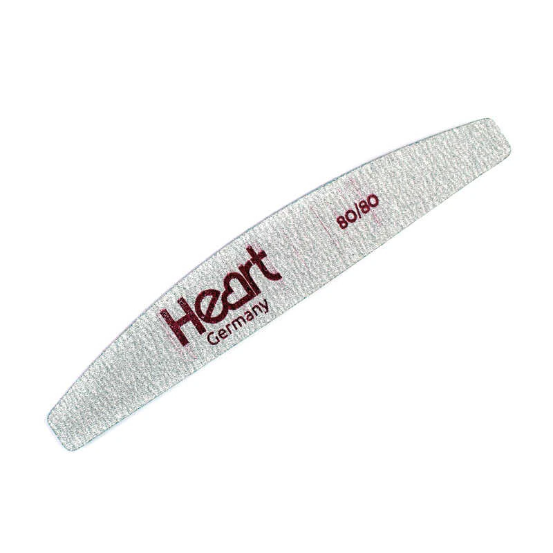 Пилка для нігтів HEART Half 80/80
