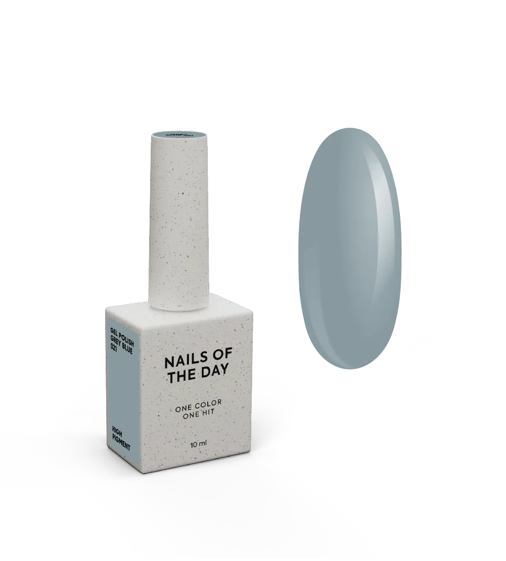 Гель-лак NAILSOFTHEDAY Let's special Grey blue - 021, 10 мл
