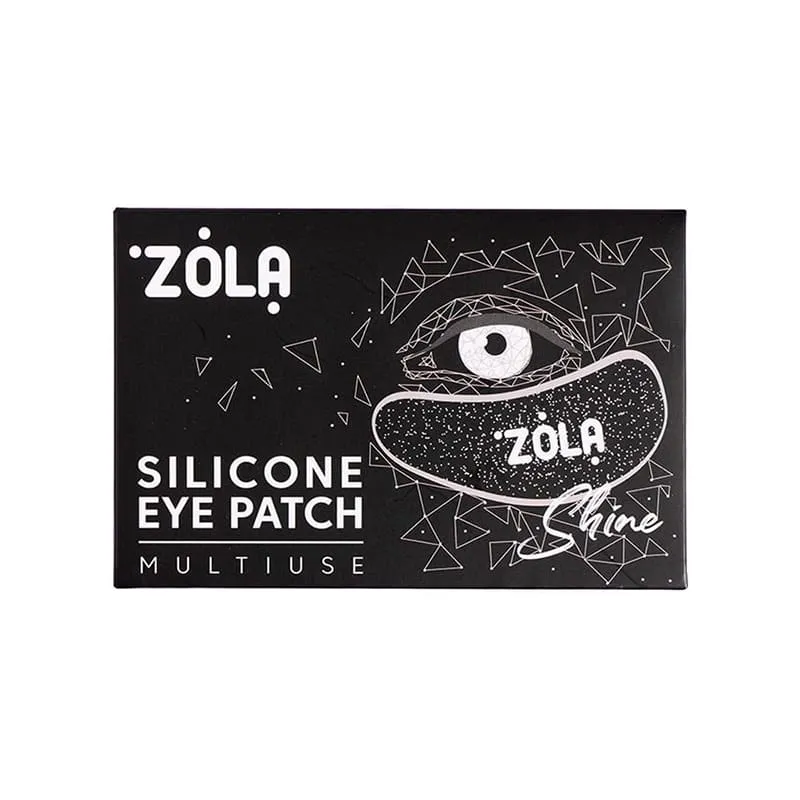 Патчи силиконовые ZOLA многоразовые для глаз (1 пара), черные