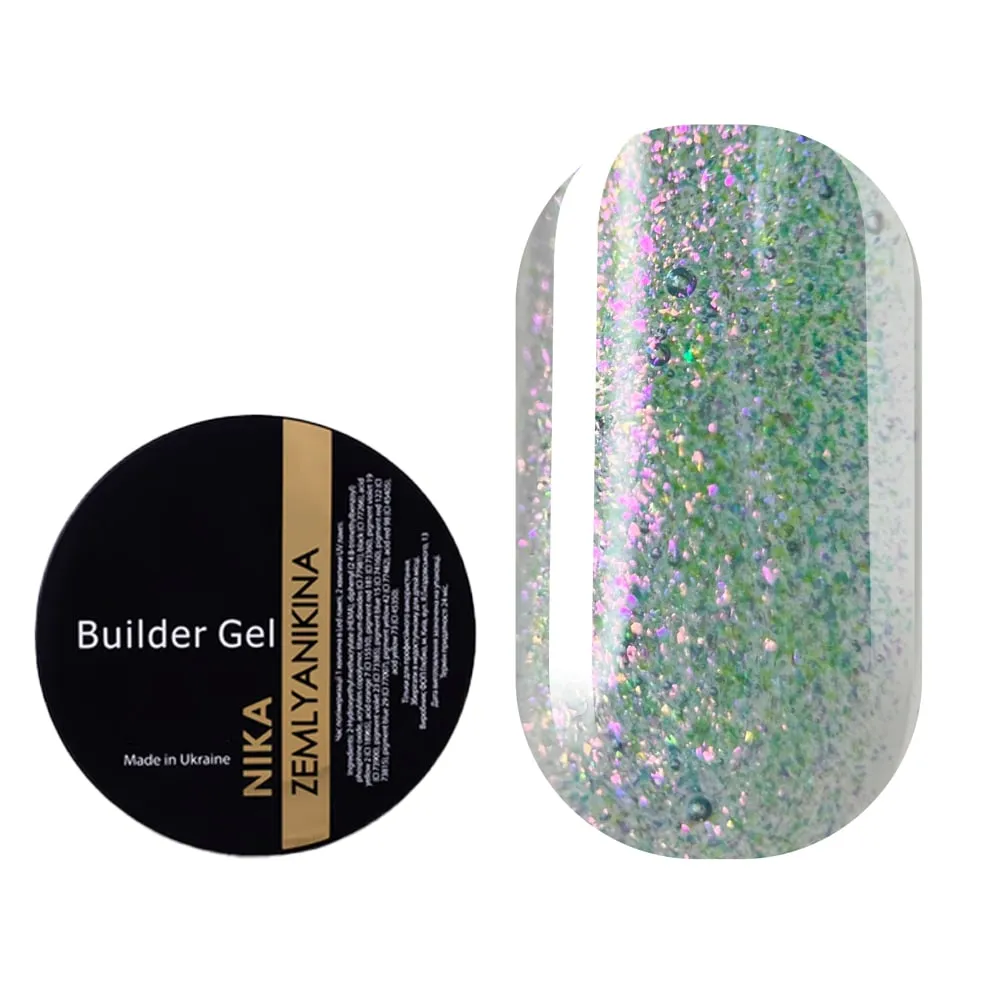 Гель для нарощування Nika Zemlyanikina Builder gel Festival №09, 15 мл