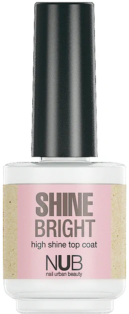 NUB Shine Bright, глянсовий закріплювач для манікюрного лаку, 15 мл