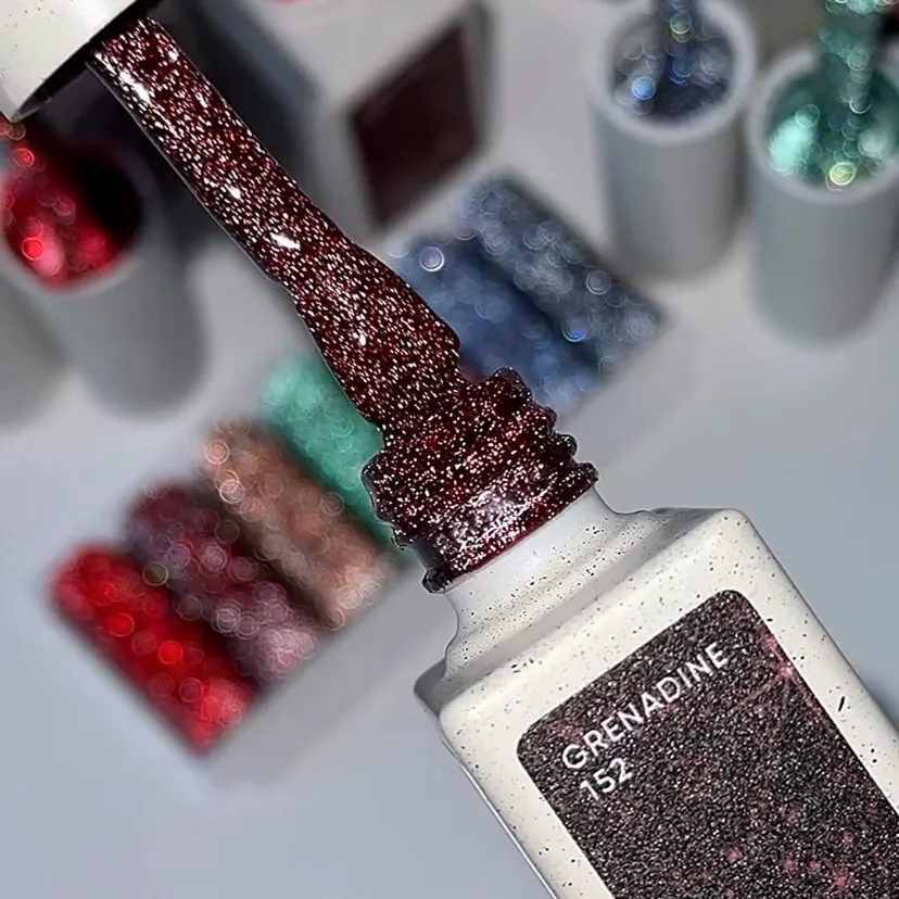 Гель-лак NAILSOFTHENIGHT Grenadine—бордовий (гранатовий) №152, 10 мл