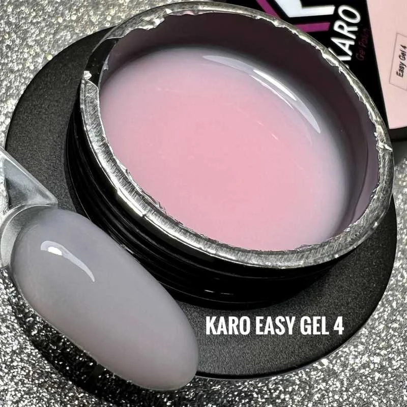 Гель Karo Easy Gel №4 молочний з персиковим відтінком, 30 г