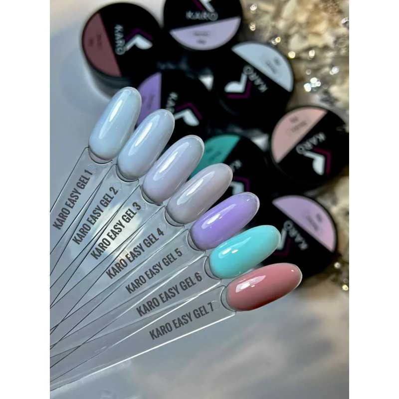Гель Karo Easy Gel №4 молочний з персиковим відтінком, 30 г