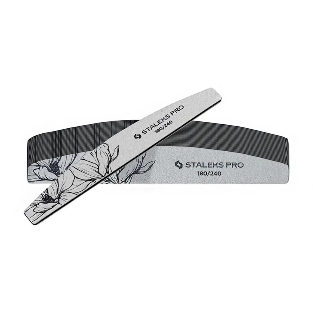 Пилка STALEKS полумесяц минеральная EXPERT 40, 180/240 грит (25 шт)