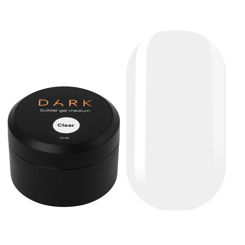 DARK Medium Gel Clear, 30 мл, без пензля
