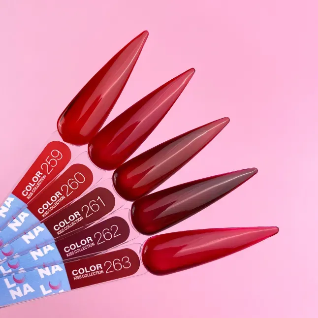 LUNA Box Kiss Collection, коллекция из 5 витражных гель-лаков по 13 мл (№259-263)