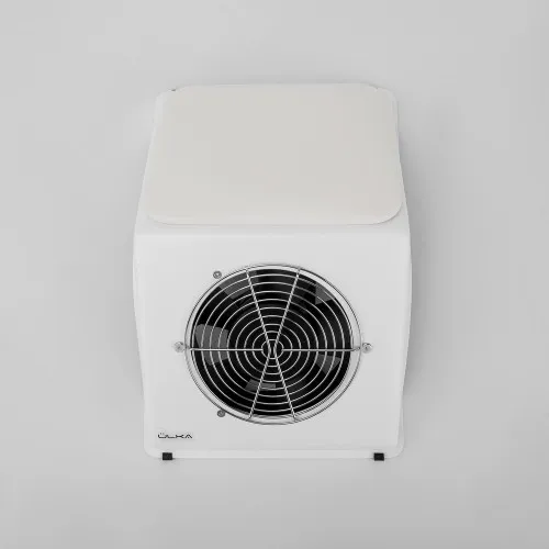 Настольная вытяжка Ulka Soft, белая (подушка нежно-розовая)