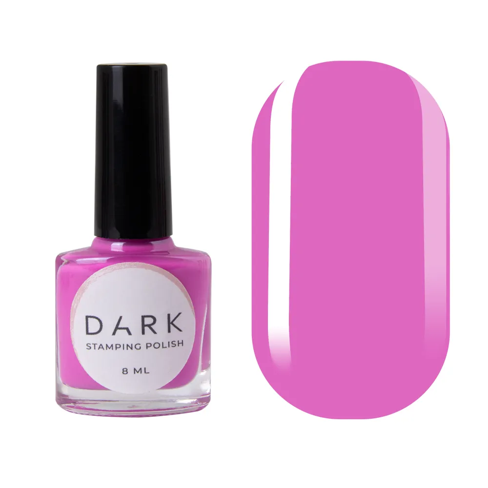 DARK Stamping polish №17, розовый, 10 мл