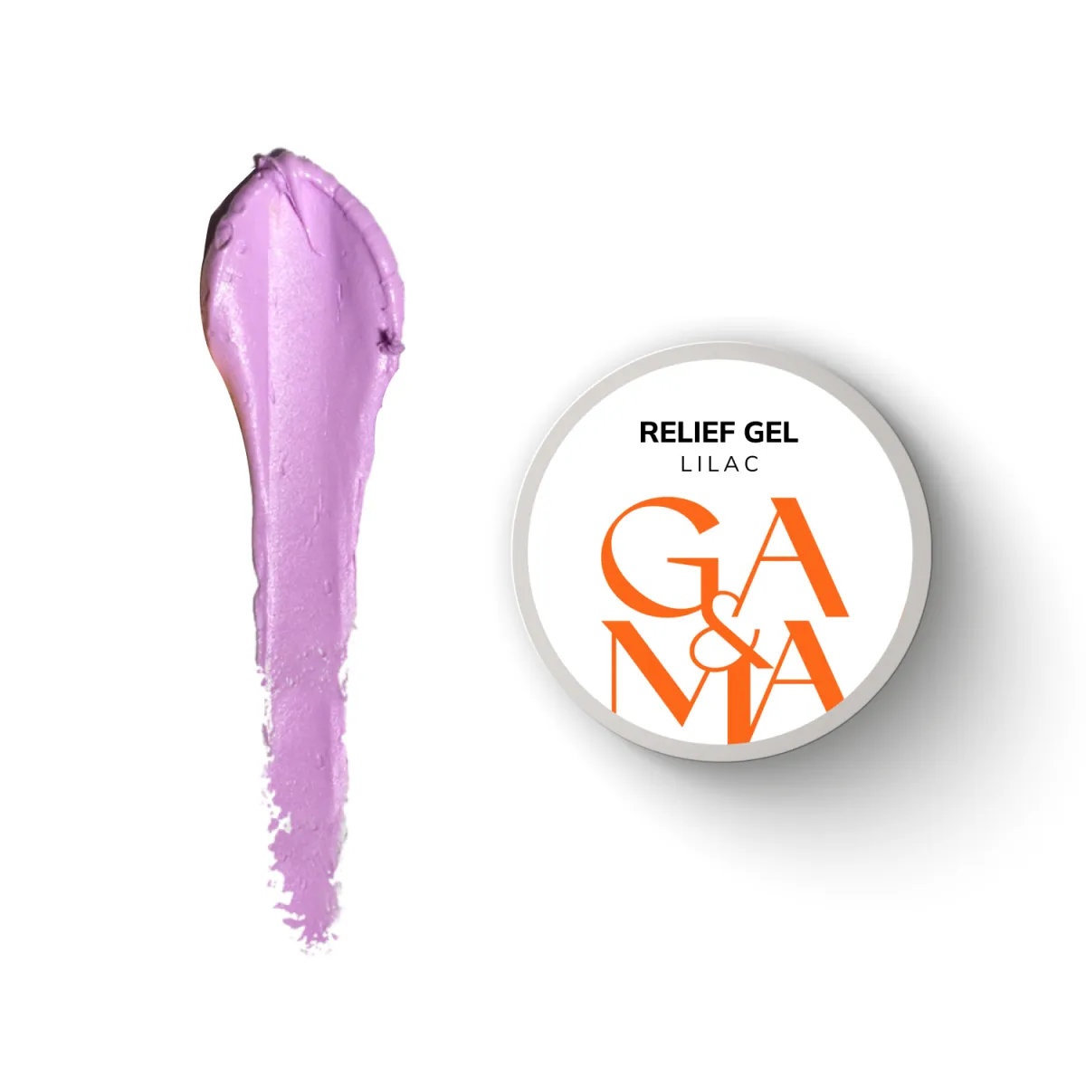 Рельеф гель GÉMELY ex GA&MA Relief Gel, Lilac, 5 г