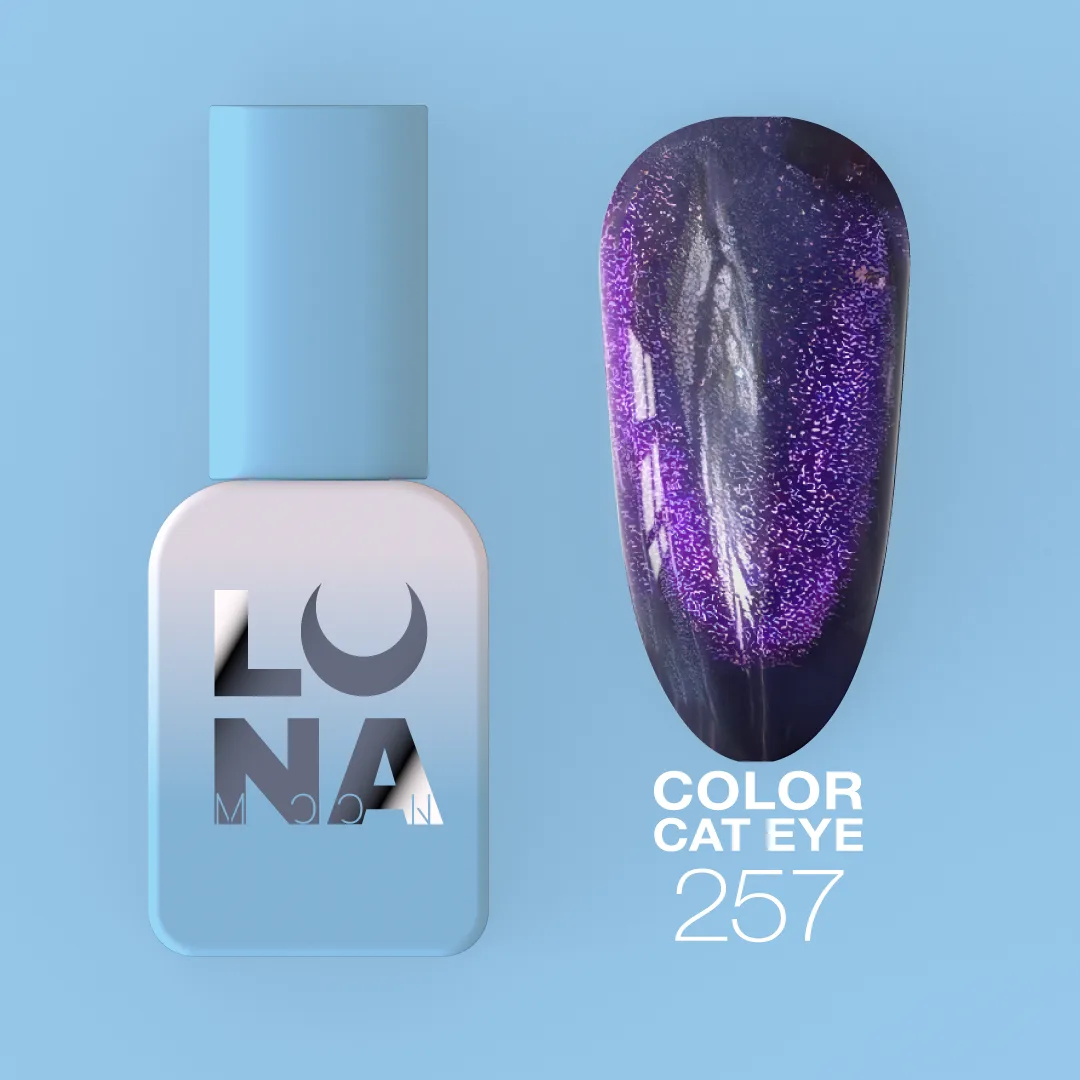 Гель-лак LUNA Color Cat Eye №257, 13ml