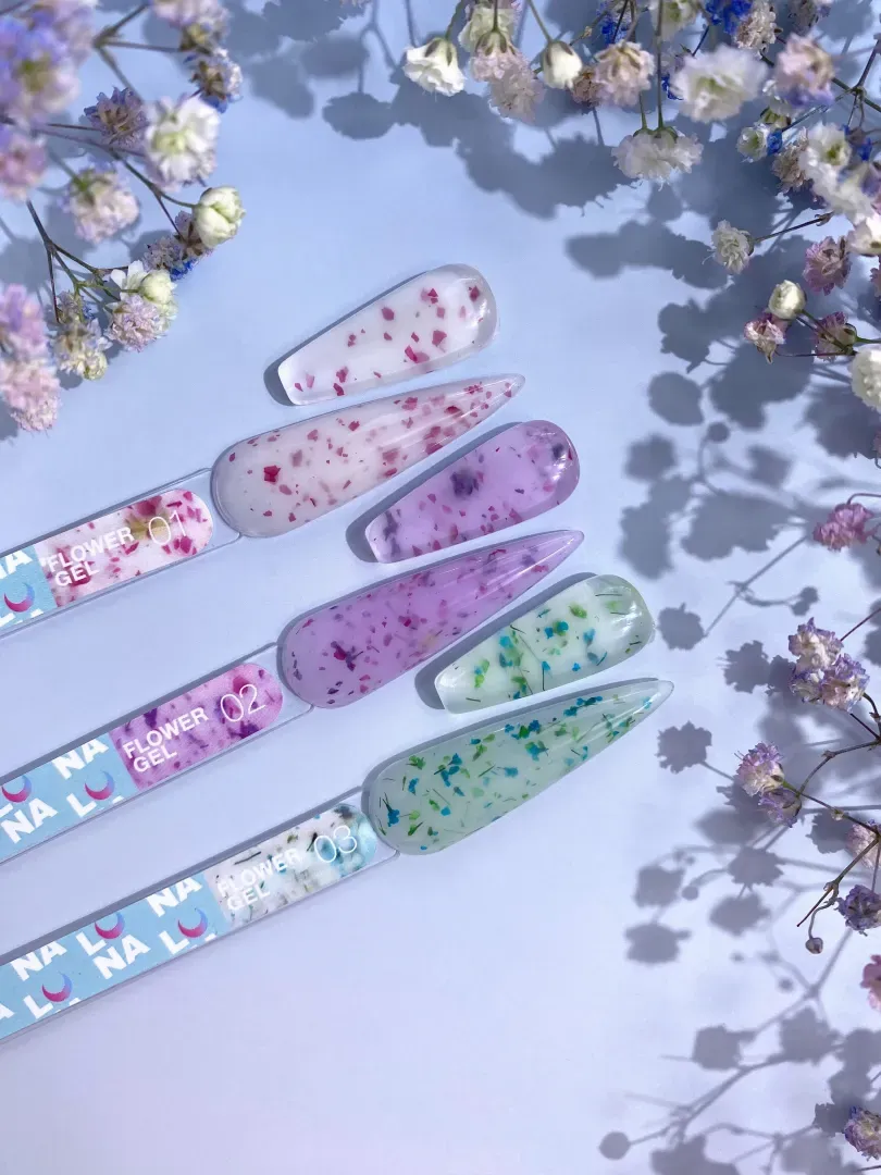 Гель для нарощування LUNA Flower gel  №1, 15 мл