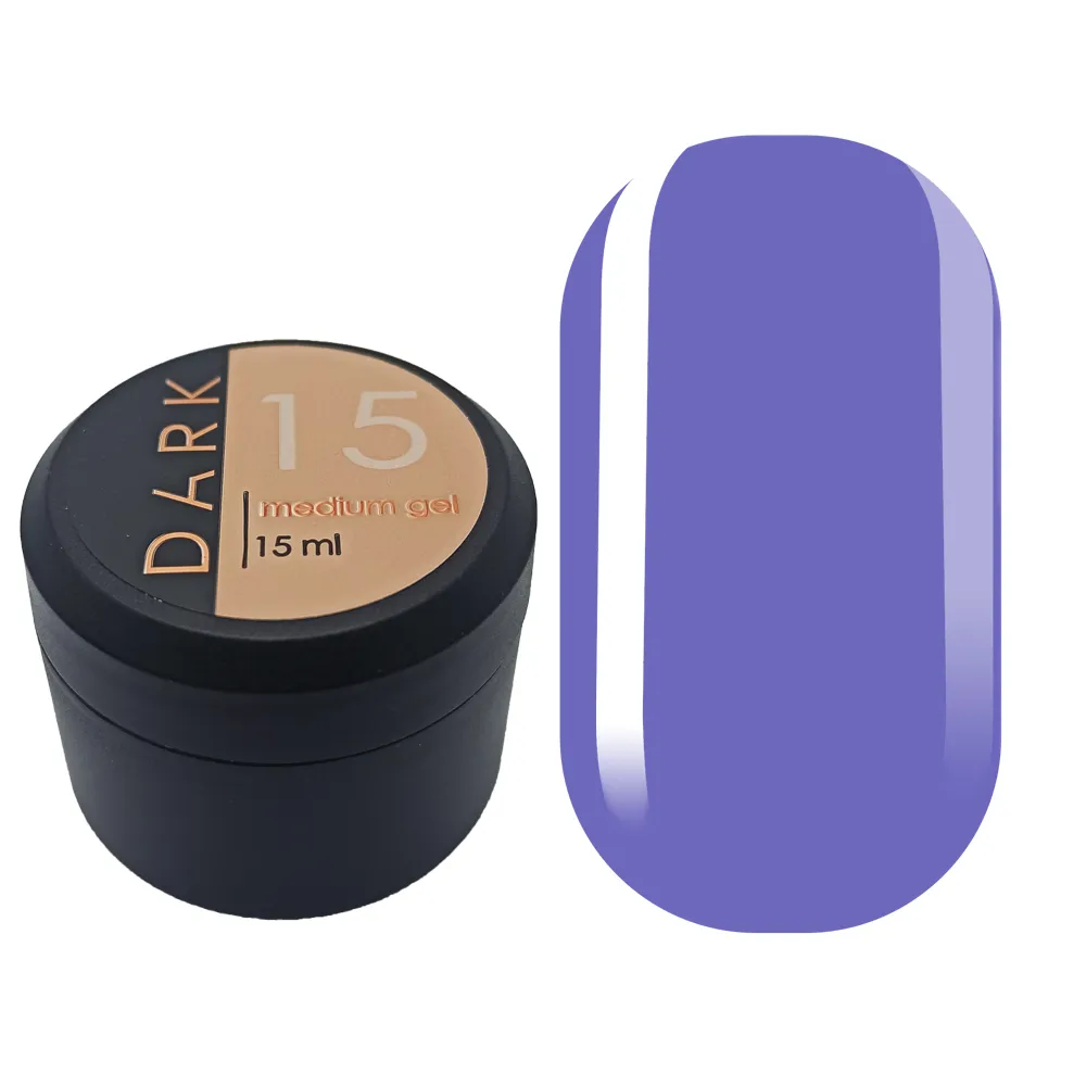 DARK Medium Gel №15, 15 мл, без кисти