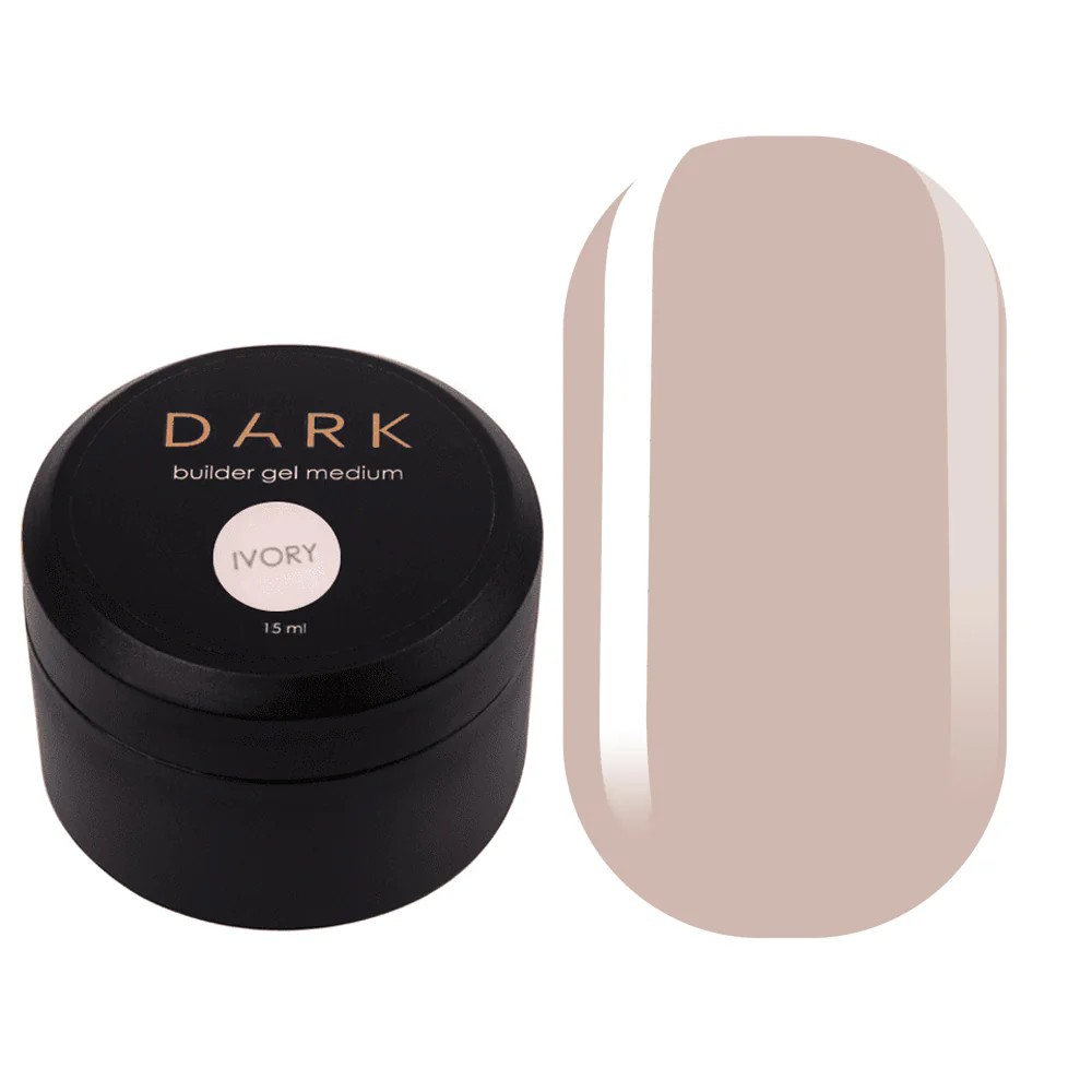 DARK Medium Gel Ivory, 15 мл, без пензля