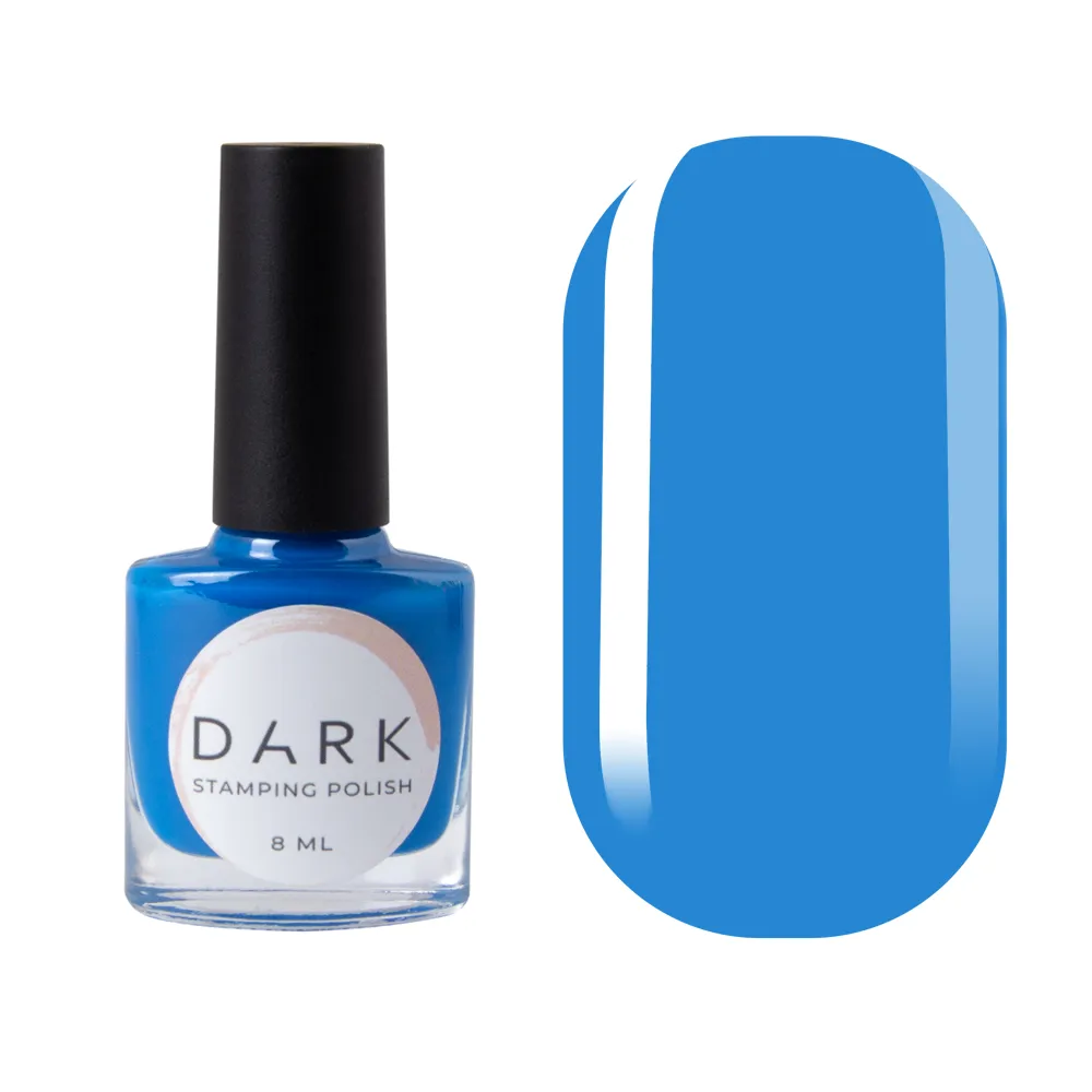 DARK Stamping polish синій №10 , 8 ml
