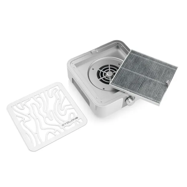 Витяжка для манікюру та педикюру BUCOS CYCLONE X2 Silver на 72W