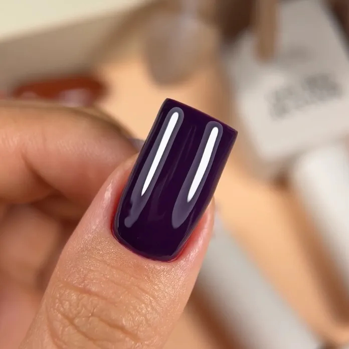 гель лак NAILSOFTHEDAY №356 Amethyst  — темно-фіолетовий, 10 мл