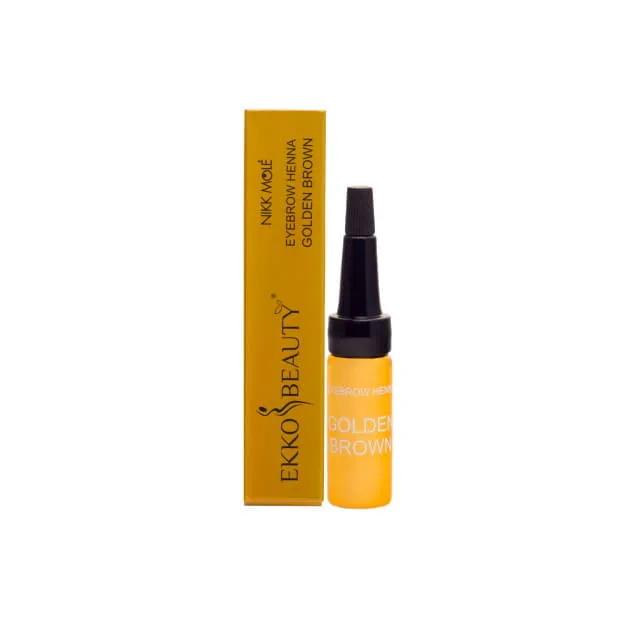 Хна Ekko Beauty для бровей Golden Brown, 5 мл