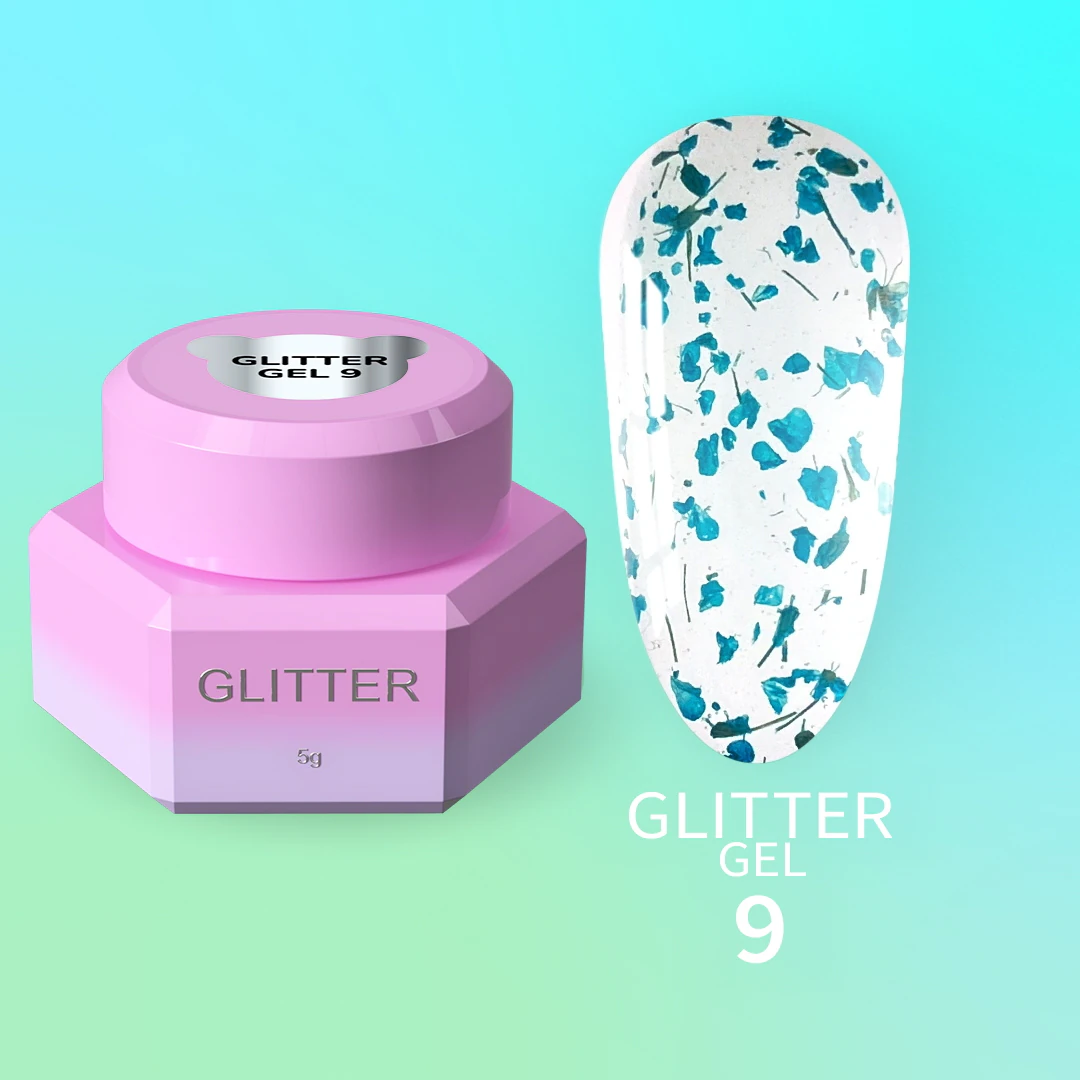 Блискітки для нігтів You Are Cute Glitter Gel №09, 5 мл