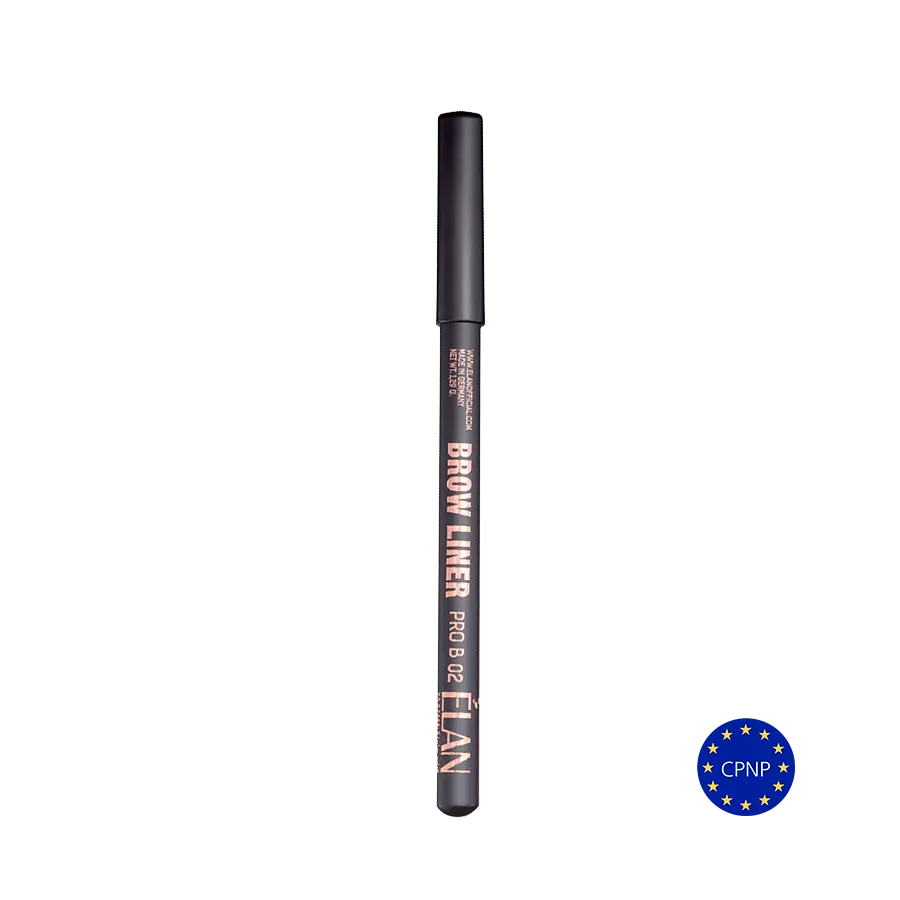 Пудровий олівець для брів ELAN Brow Liner Pro B 02 dark brown