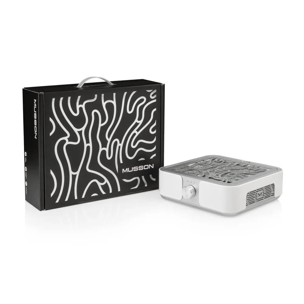 Витяжка для манікюру та педикюру MUSSON X2 Silver на 72W
