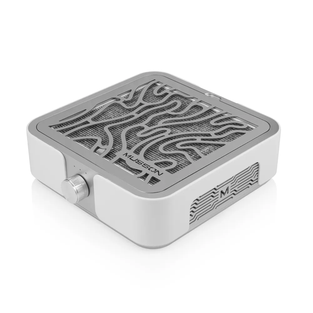 Вытяжка для маникюра и педикюра MUSSON X2 Silver на 72W