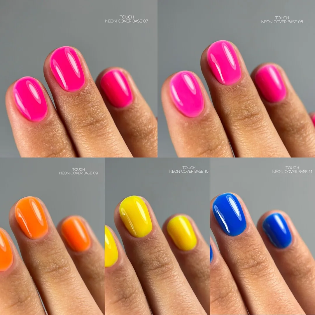 База Touch Neon №1 кораллово-красная, 13 мл