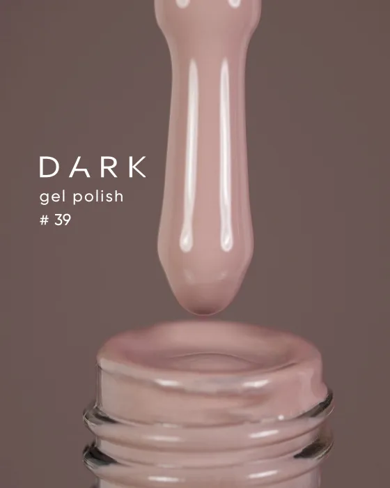 Гель-лак Dark gel polish №39, 6 мл