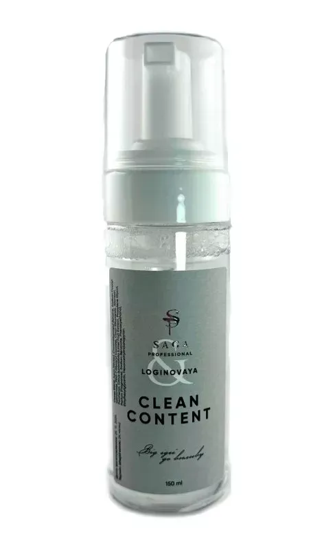 Пінка очищувальна Saga Professional Clean Content, 150 мл