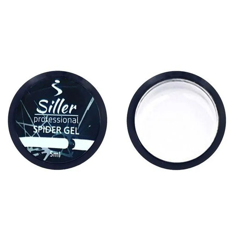 Гель-паутинка Siller Professional, серебряная, 5 мл