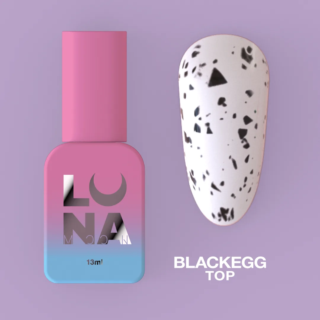 Топ матовий LUNA Blackegg, 13 мл