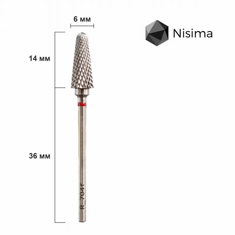 Насадка NISIMA твердосплав кукуруза красная R_704fK
