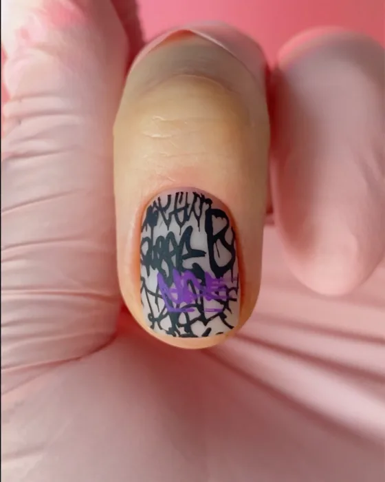 DARK Stamping polish чорний STICKY №01, 10 мл
