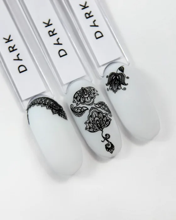DARK Stamping polish чорний STICKY №01, 10 мл