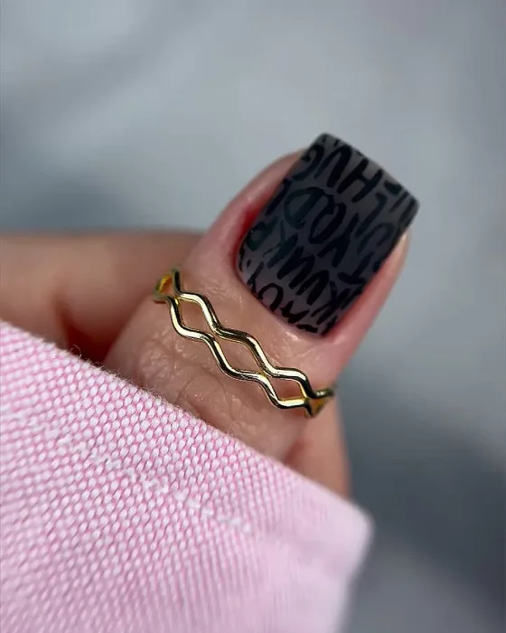 DARK Stamping polish чорний STICKY №01, 10 мл