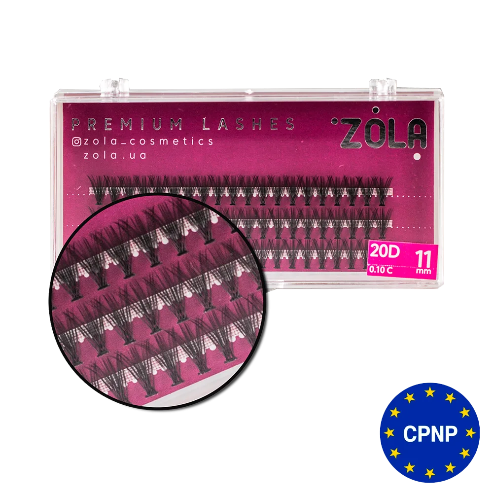 Ресницы-пучки ZOLA 20D (11mm)