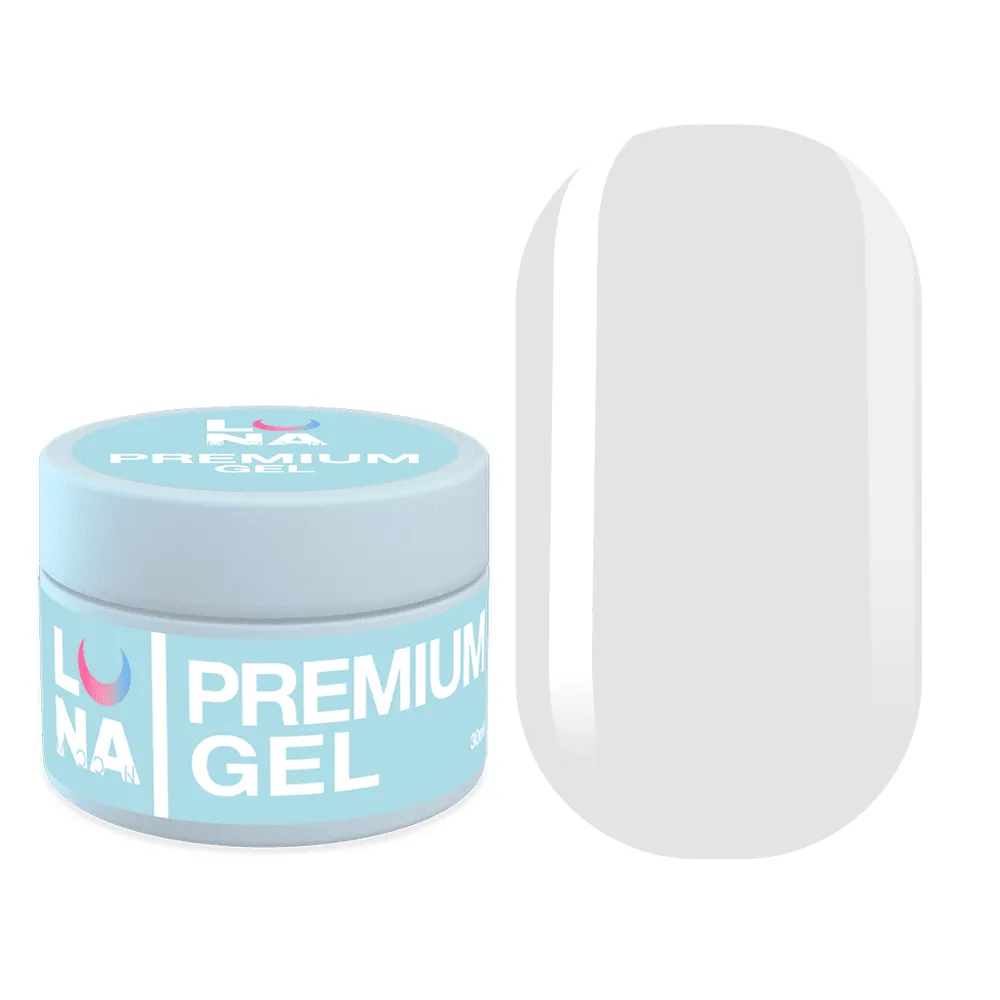 Камуфлирующий гель LUNA Premium gel 2, молочный, 30 мл