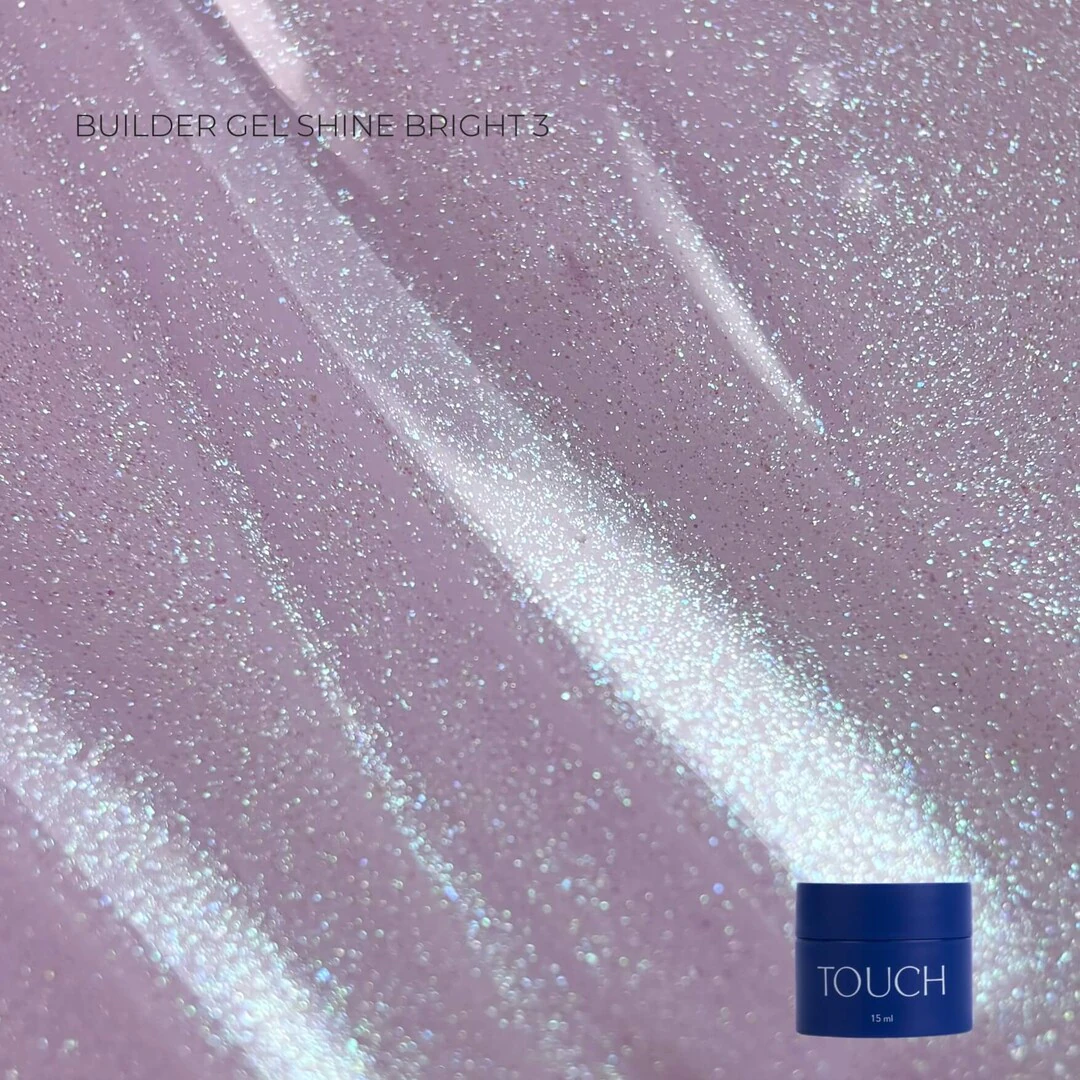 Touch Builder Gel Shine Bright №3, 15 мл (без пензлика)
