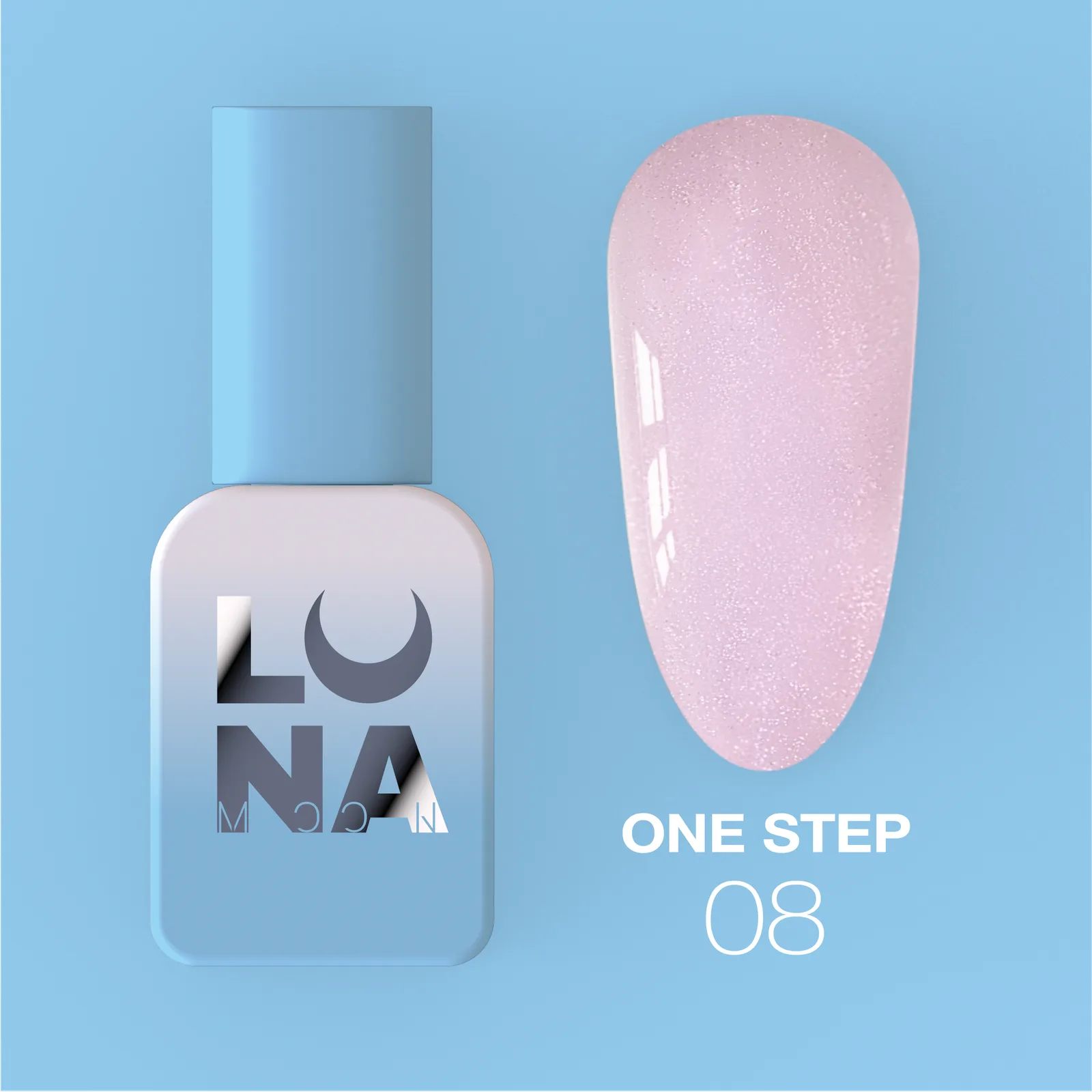 Однофазный гель-лак Luna One Step, №08, 8 мл