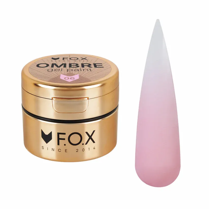 Гель-фарба для омбре F.O.X Ombre Gel Paint №006, 5 мл