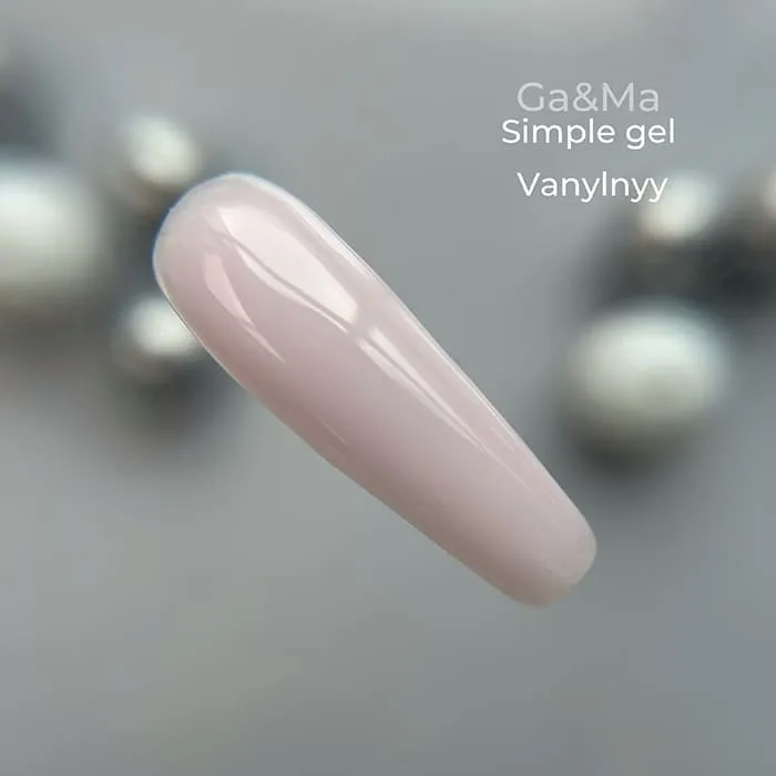 Гель GÉMELY ex GA&MA Simple gel Limited edition Ванильный, 15 мл