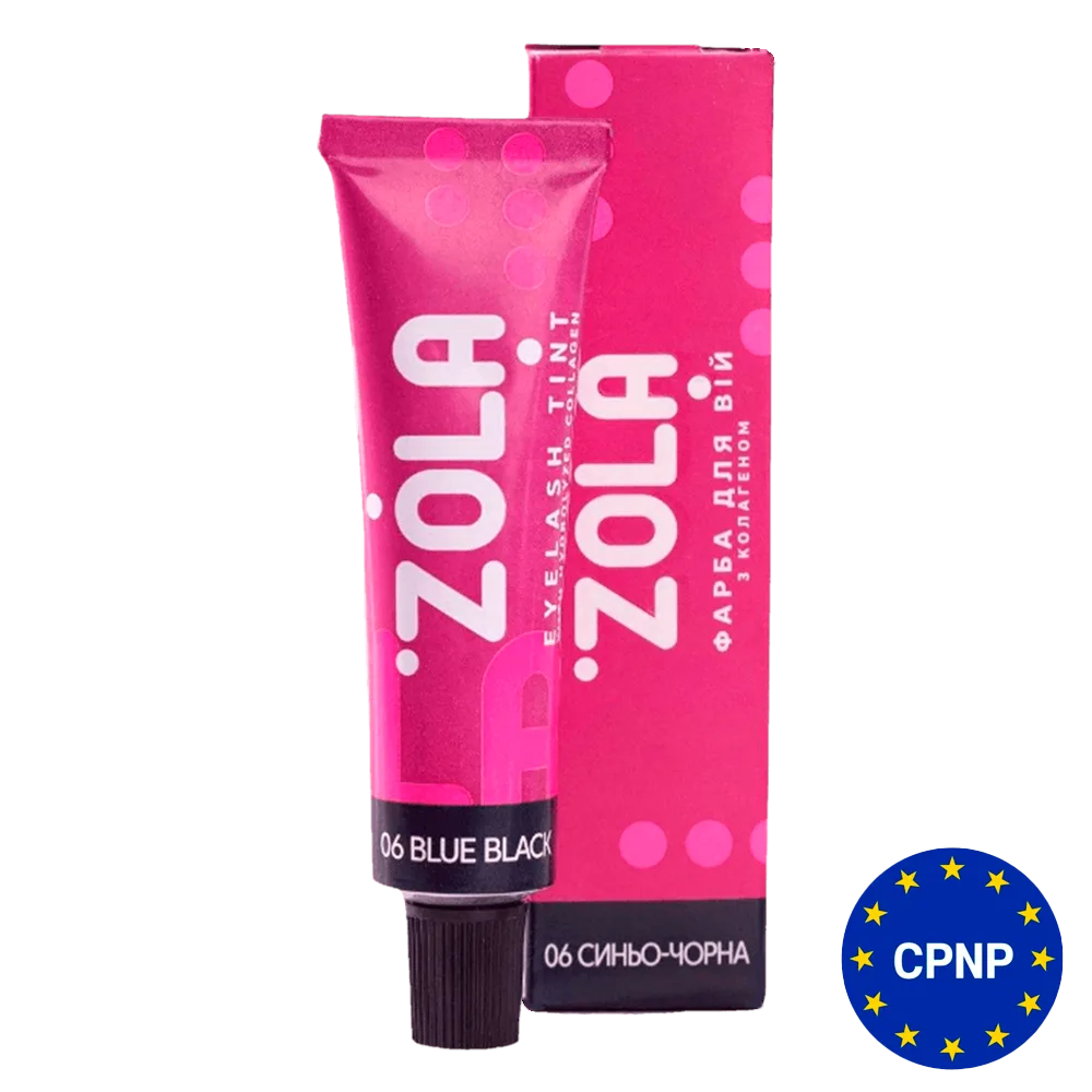 Краска для ресниц ZOLA с коллагеном Eyelash Tint With Collagen 06, 15ml