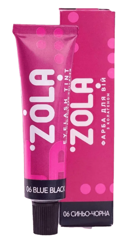 Краска для ресниц ZOLA с коллагеном Eyelash Tint With Collagen 06, 15ml