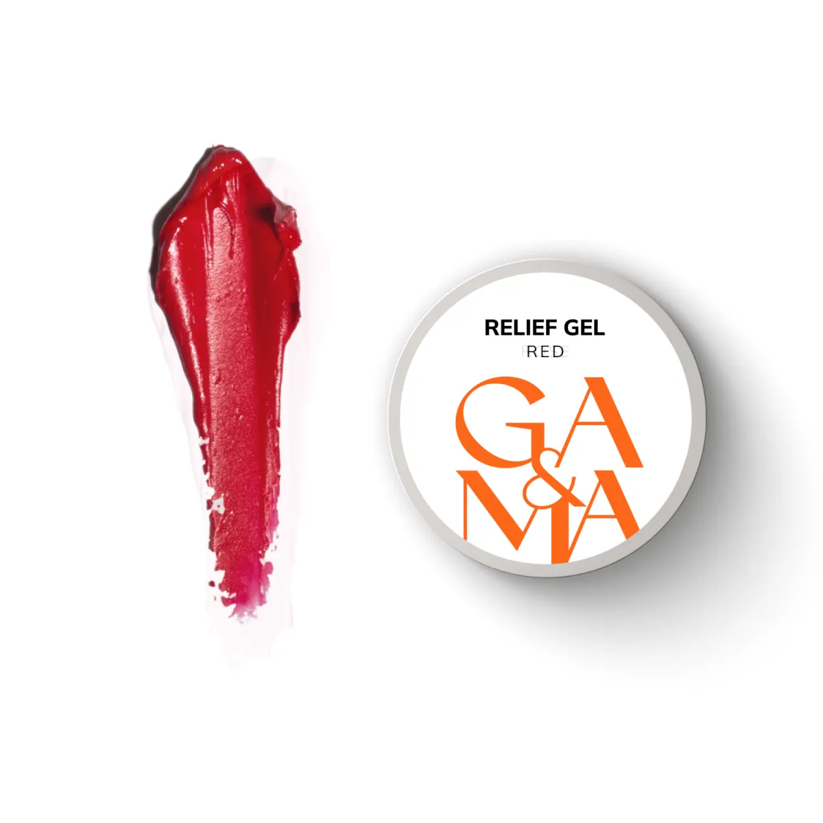 Рельєф гель GÉMELY ex GA&MA Relief Gel, Red, 5 г