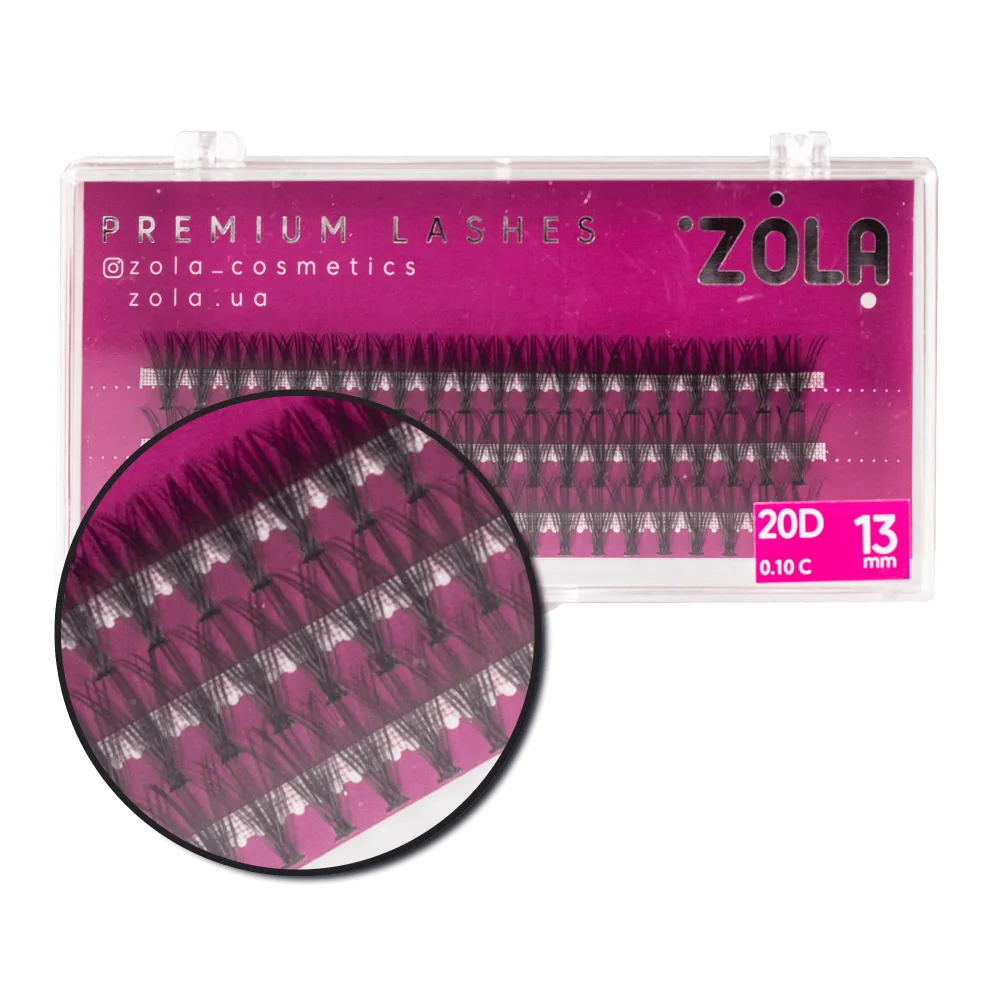 Ресницы-пучки ZOLA 20D (13mm)
