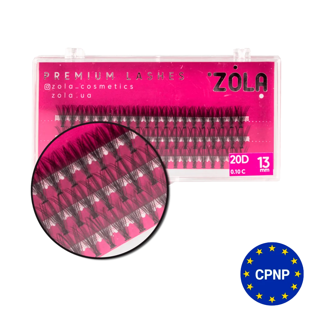 Ресницы-пучки ZOLA 20D (13mm)
