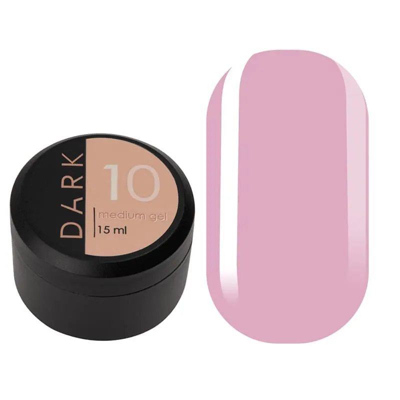 DARK Medium Gel №10, 15 мл, без пензлика