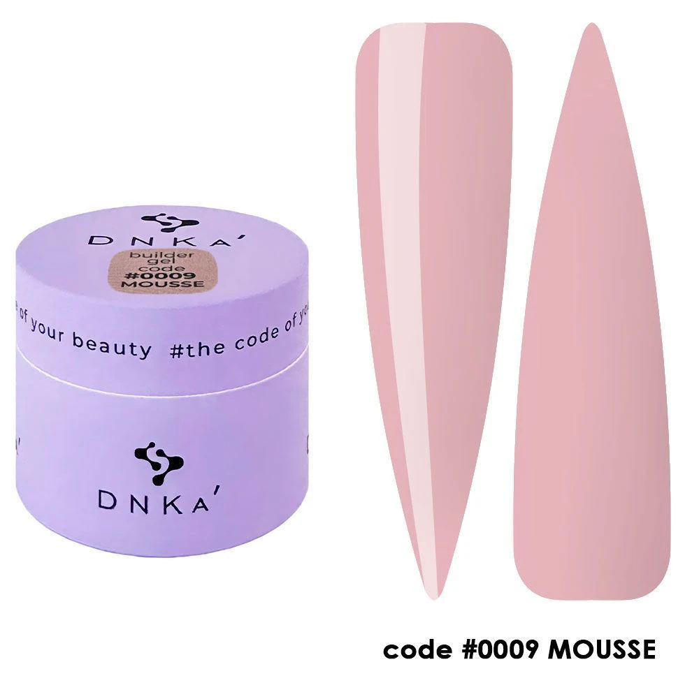Гель DNKa Builder gel MOUSSE №9, 15 мл