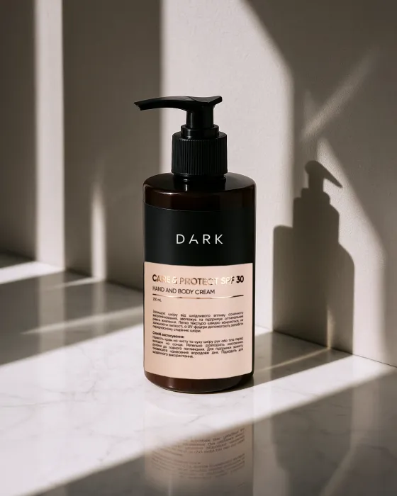 Крем DARK Care & Protect hand and body cream SPF 30, 200 ml