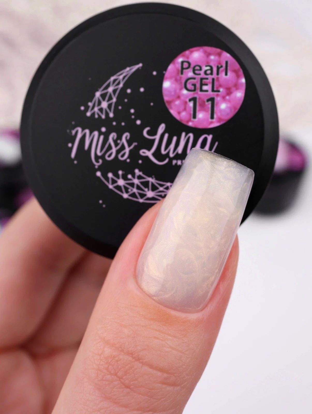 Pearl gel, Miss Luna Premium №11, 15 мл